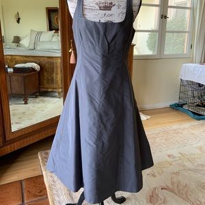 J.Crew Silk Grey Tulle Dress